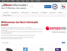Tablet Screenshot of bestinformatik.ch